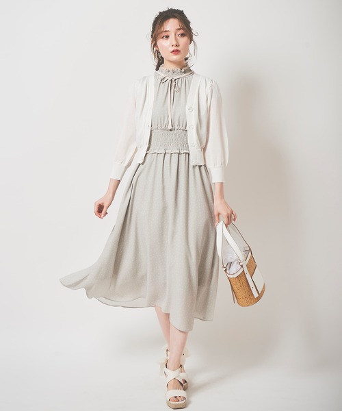 「31 Sons de mode」 ニットカーディガン 36 オフホワイト レディース_画像6