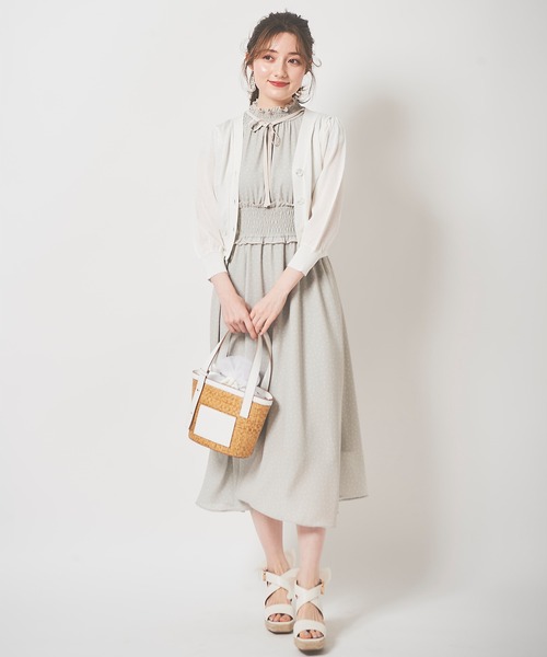 「31 Sons de mode」 ニットカーディガン 36 オフホワイト レディース_画像7