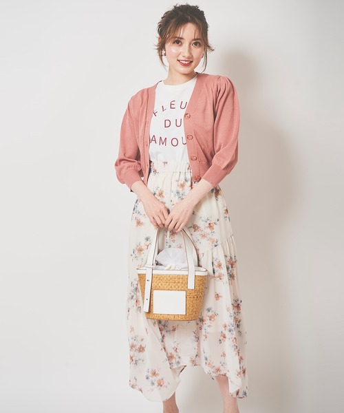 「31 Sons de mode」 ニットカーディガン 36 オフホワイト レディース_画像8