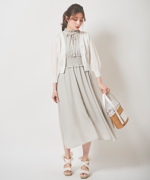 「31 Sons de mode」 ニットカーディガン 36 オフホワイト レディース_画像9