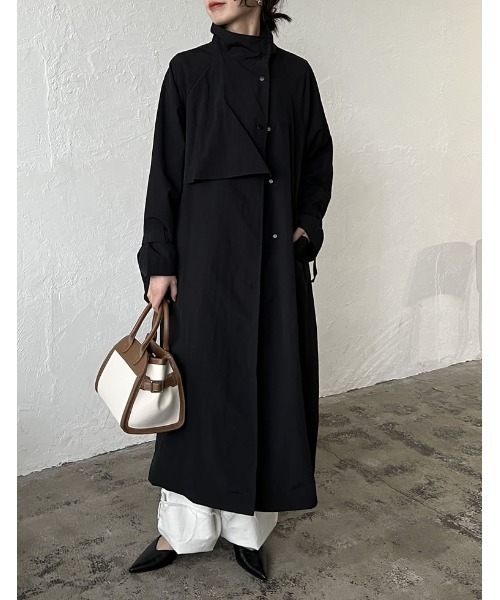 「Re:EDIT」 トレンチコート MEDIUM ベージュ レディース_画像7