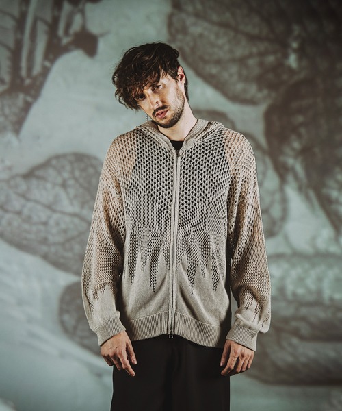 「NO ID.」 ジップアップパーカー ONE SIZE ブラック メンズ_画像2