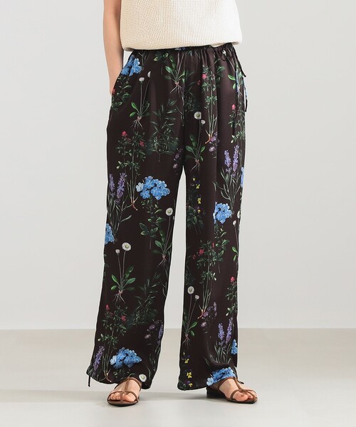 ☆美品☆TICCA ティッカ　フラワープリントパンツ トゥモローランド TICCA（ティッカ） パンツ 「別注」TICCA / フラワー プリント パンツ