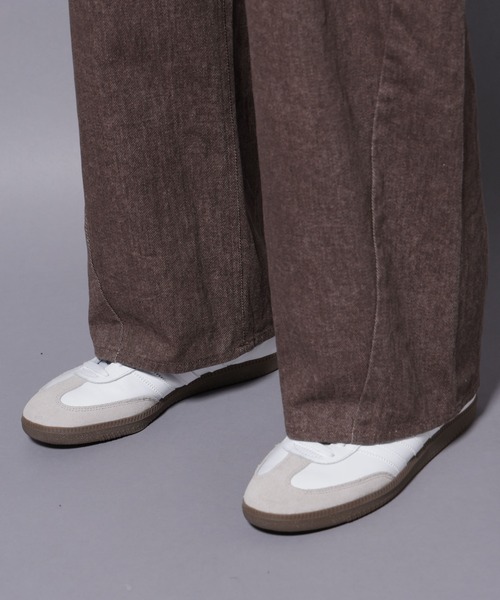 NANO universe（ナノ・ユニバース） パンツ ピグメント 3Dパンツ