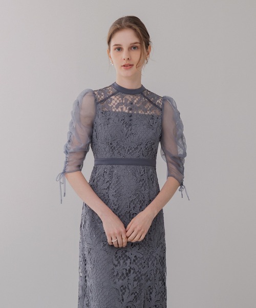 「Leja」 半袖ワンピース MEDIUM ブルー レディース_画像2