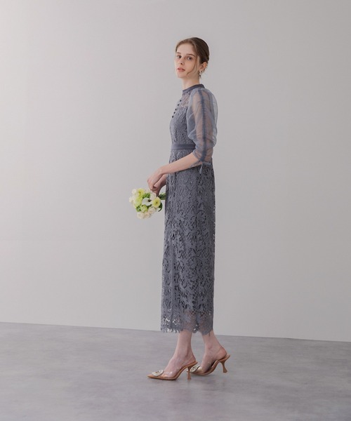 「Leja」 半袖ワンピース MEDIUM ブルー レディース_画像9