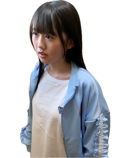 DIP IN CHOCOLATE ブルゾン アウター 「エンジェルブルー×DIP IN DIP IN CHOCOLATE ブルゾン アウター 「エンジェルブルー×DIP IN