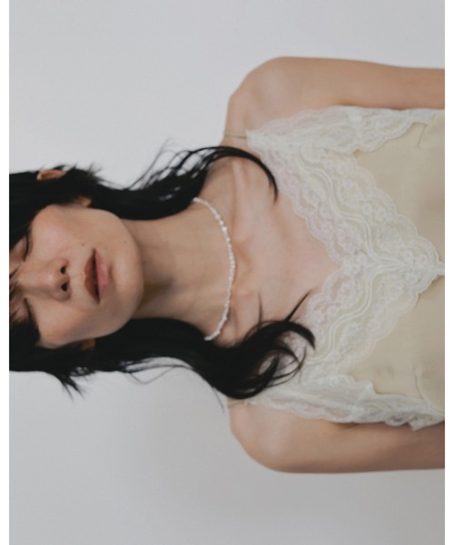 anuke（アンヌーク） キャミソール Satin Lace Camisole : ZOZOTOWN