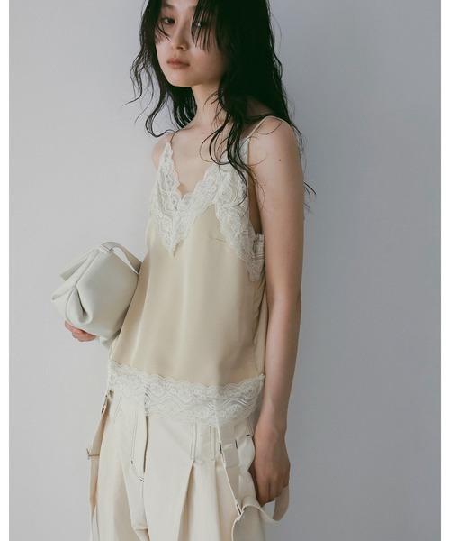 anuke（アンヌーク） キャミソール Satin Lace Camisole : ZOZOTOWN