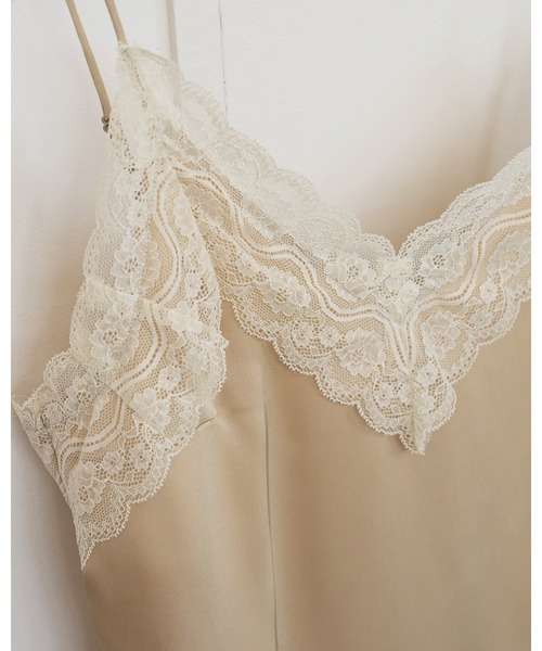 anuke（アンヌーク） キャミソール Satin Lace Camisole : ZOZOTOWN