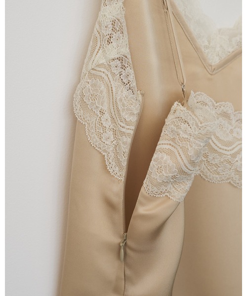 anuke（アンヌーク） キャミソール Satin Lace Camisole : ZOZOTOWN