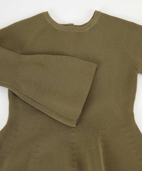 「titivate」 ニットワンピース M ライトベージュ レディース_画像8