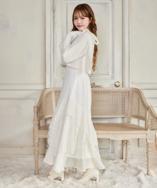 【ＨolidayCollection】ニットセットマーメイドワンピース HolidayCollection】ニットセットマーメイドワンピース（ワンピース