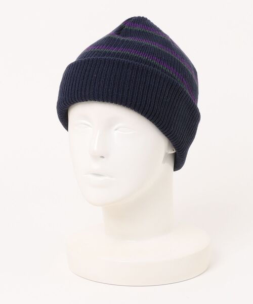 BACK NUMBER ニット帽 ニットキャップ 「BACK NUMBER」マルチボーダー