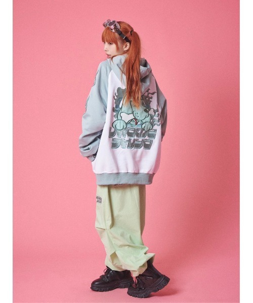 GALFY（ガルフィー） ジップアップパーカー X-LARGE サックスブルー