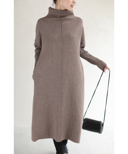 cawaii 「French pave」ニットワンピース FREE ブラック レディース