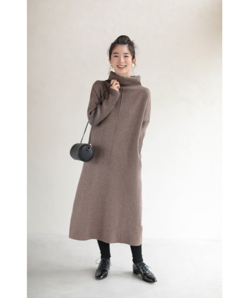 cawaii 「French pave」ニットワンピース FREE ブラック レディース