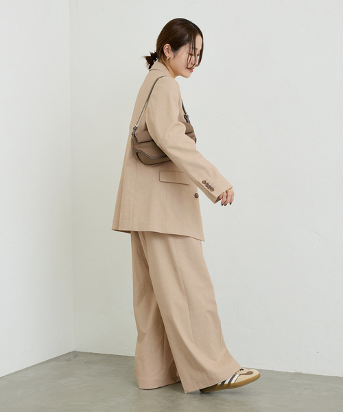 JOURNAL STANDARDベージュ リネン テーラードジャケット＊新品＊ JOURNAL STANDARD（ジャーナルスタンダード） テーラードジャケット