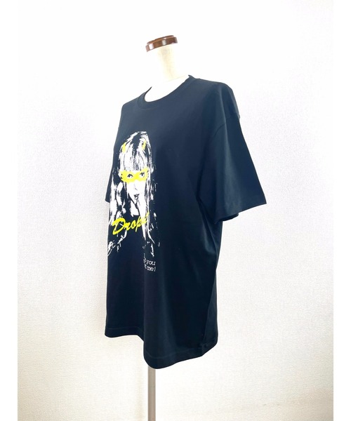 「WORLD WIDE LOVE!」 半袖Tシャツ 1 ブラック レディース_画像4