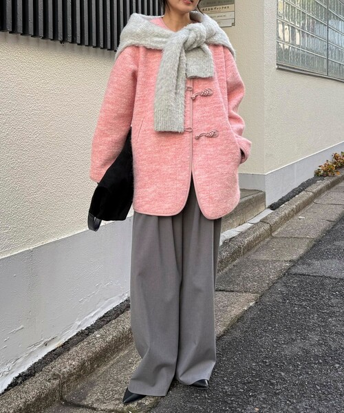 fredy emue（フレディエミュ） コート アウター 圧縮ニットチャイナ 
