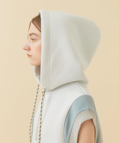 「A + TOKYO」 ノースリーブワンピース 2 ネイビー レディース_画像2