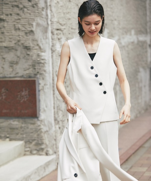 「SMILE ORCHID」 セットアップ M アイボリー レディース_画像4