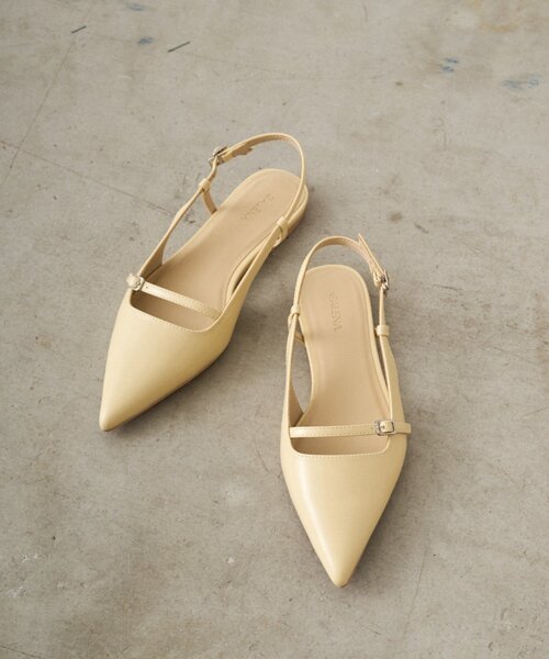 Loungedress（ラウンジドレス） シューズ 「GALENA」ストラップポイン