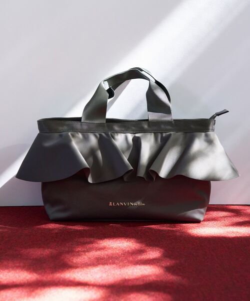 LANVIN en Bleu トートバッグ ラッフルフリルトートバッグ レディース