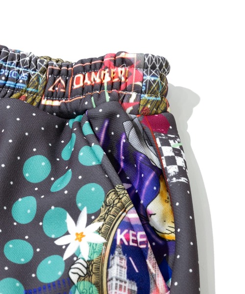 ScoLar（スカラー） パンツ 総柄あったか裏地パンツ レディース