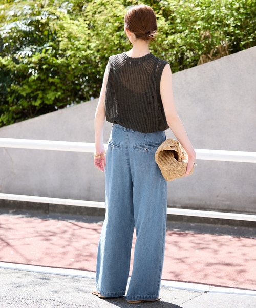 SLOBE IENA（スローブイエナ） デニムパンツ 38 ブルー レディース