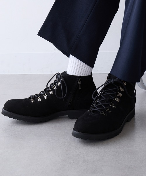 ブーツ 「PADRONE」ヌバックトレッキング メンズの画像