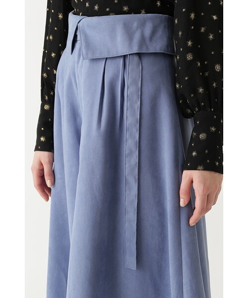 「JILL STUART」 クロップドパンツ 2 ブルー レディース_画像3