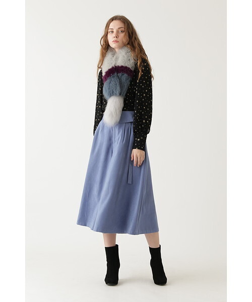 「JILL STUART」 クロップドパンツ 2 ブルー レディース_画像7