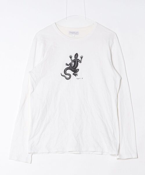 agnes b.（アニエスベー） 長袖Tシャツ 2 ホワイト メンズ : ZOZOTOWN