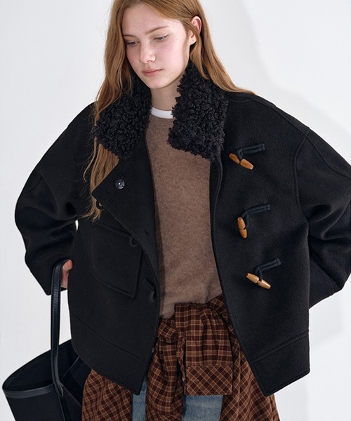 【中古】Fano Studio 裏ボア ジャケット　ダッフルコート XS 中古】Fano Studio 裏ボア ジャケット ダッフルコート XS