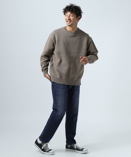 「BAYFLOW」 デニムパンツ LARGE インディゴブルー メンズ_画像3