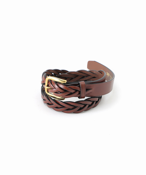 ベルト TORY LEATHER/トリーレザー 11/4BRAIDED ベルト レディースの画像