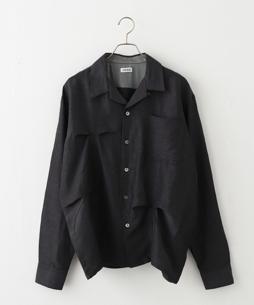 JieDa（ジエダ） シャツ HAND STITCH OPEN COLLAR SHIRT メンズ