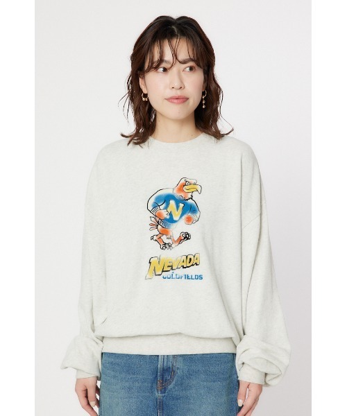 「RODEO CROWNS WIDE BOWL」 長袖カットソー FREE チャコールグレー レディース_画像8