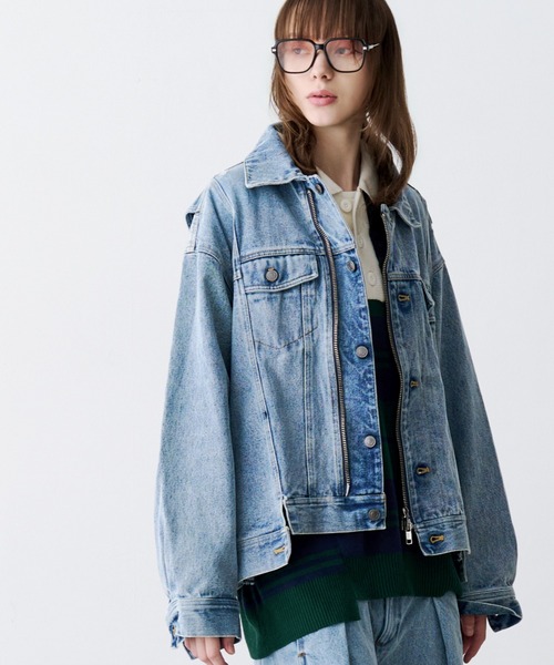 【即購入可】seesew デニムジャケット SeeSew デニムジャケット gジャン 「UNISEX」OVERSPEC DENIM JACKET