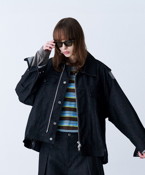 SeeSew デニムジャケット gジャン 「UNISEX」OVERSPEC DENIM JACKET