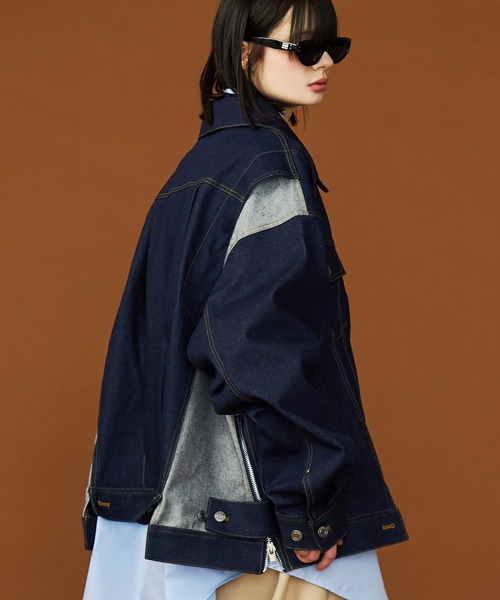 SeeSew デニムジャケット gジャン 「UNISEX」OVERSPEC DENIM JACKET