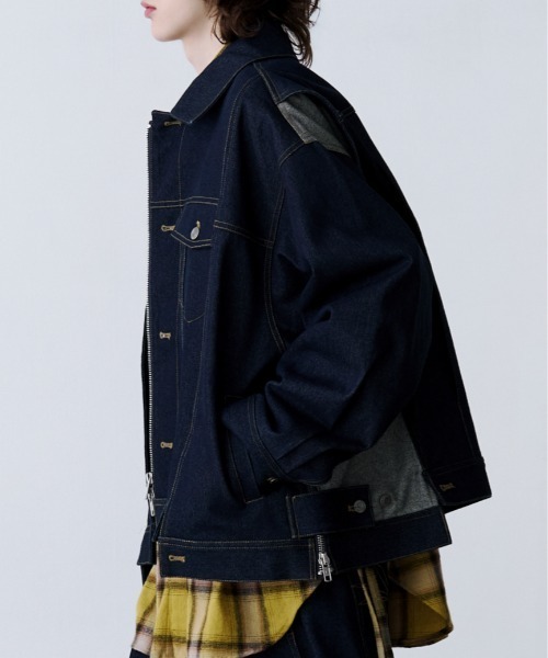 SeeSew デニムジャケット gジャン 「UNISEX」OVERSPEC DENIM JACKET