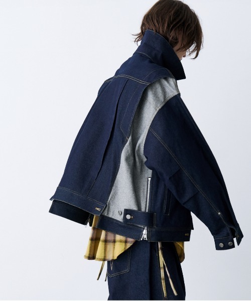 SeeSew デニムジャケット gジャン 「UNISEX」OVERSPEC DENIM JACKET