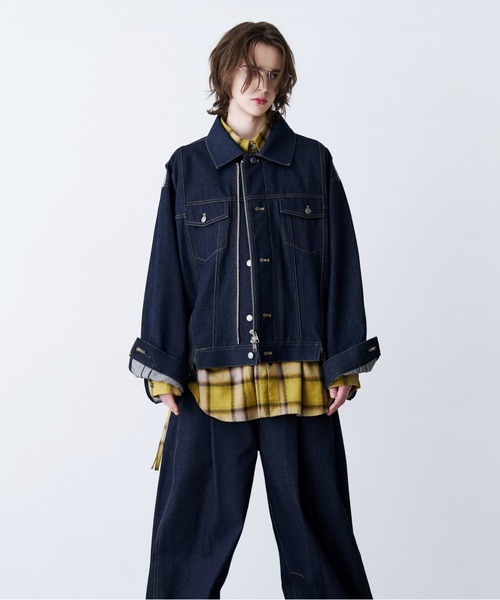 swane スワネ　デニムジャケット Gジャン SeeSew デニムジャケット gジャン 「UNISEX」OVERSPEC DENIM JACKET