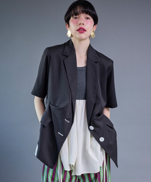 OMMO（オーエムエムオー） ジャケット テーラードジャケット UP TUCK H