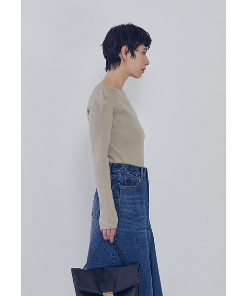 1er Arrondissement ニット セーター ヴィスコースストレッチ