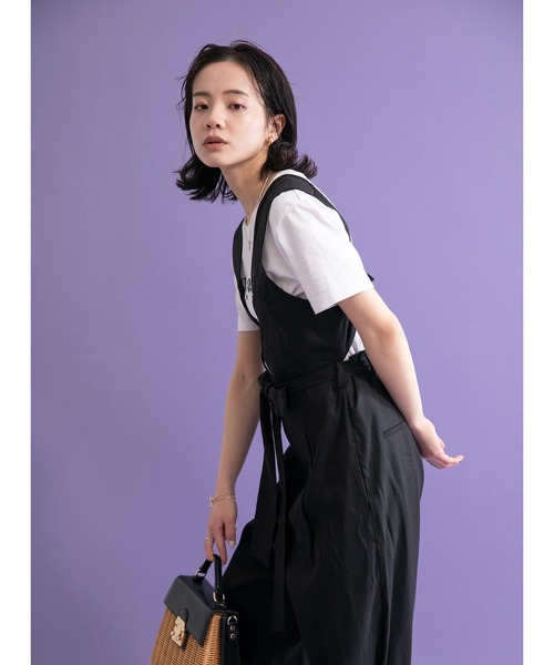 「Eimee Law」 オーバーオール 38 ネイビー レディースの画像