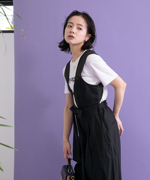 「Eimee Law」 オーバーオール 38 ネイビー レディースの画像