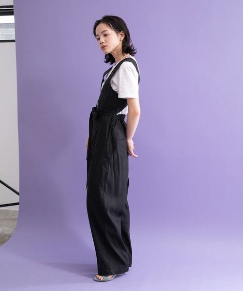 「Eimee Law」 オーバーオール 38 ネイビー レディースの画像